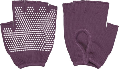 Yoga Gloves, Non Slip Fingerless Pilates Gloves Breathable Exercise Workout Mittens