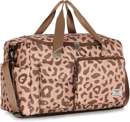 FIORETTO Women's Gym Duffle Bag with Shoes Compartment, 30L Capacity, Ideal for Travel, Gym, Sports, Duffel, Weekender