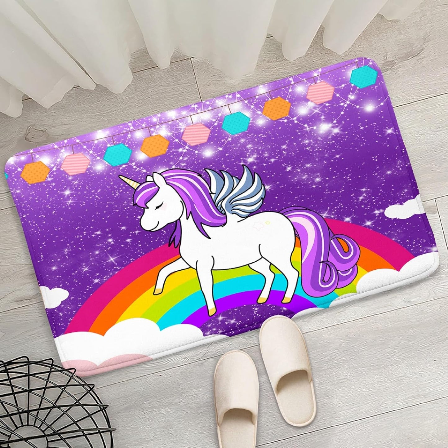 Black Girl Area Rug for Bedroom African American Rugs for Room Princess Carpet Kids Rugs for Bedroom African Girls Carpet for Living Room Teen Girls Yoga Mats, Pink, 4'×5'
