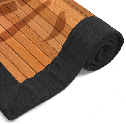 Red Lantern Bamboo Rug - Little Leaf - 4' x 6'