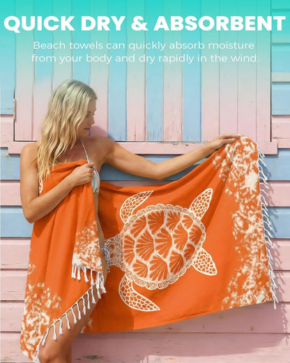 Turkish Beach Towels Vacation Essentials Yoga Blanket Pool Workout Towel Oversized Sand Free Quick Dry Lightweight Meditation Supplies Mat Cover Surf Boat River Float Accessories Gym Excise Stuff
