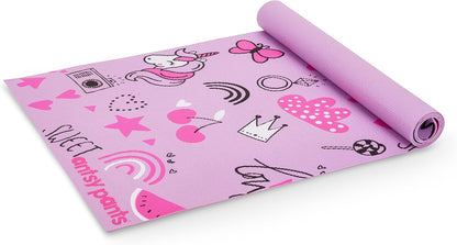 Antsy Pants Kids Yoga Mat - Yoga Mat for Kids, Yoga Mats for Home Workout, Travel Yoga Mat, Yoga Mat Non Slip, 60” x 24”, 3mm Free of Toxic Phthalates