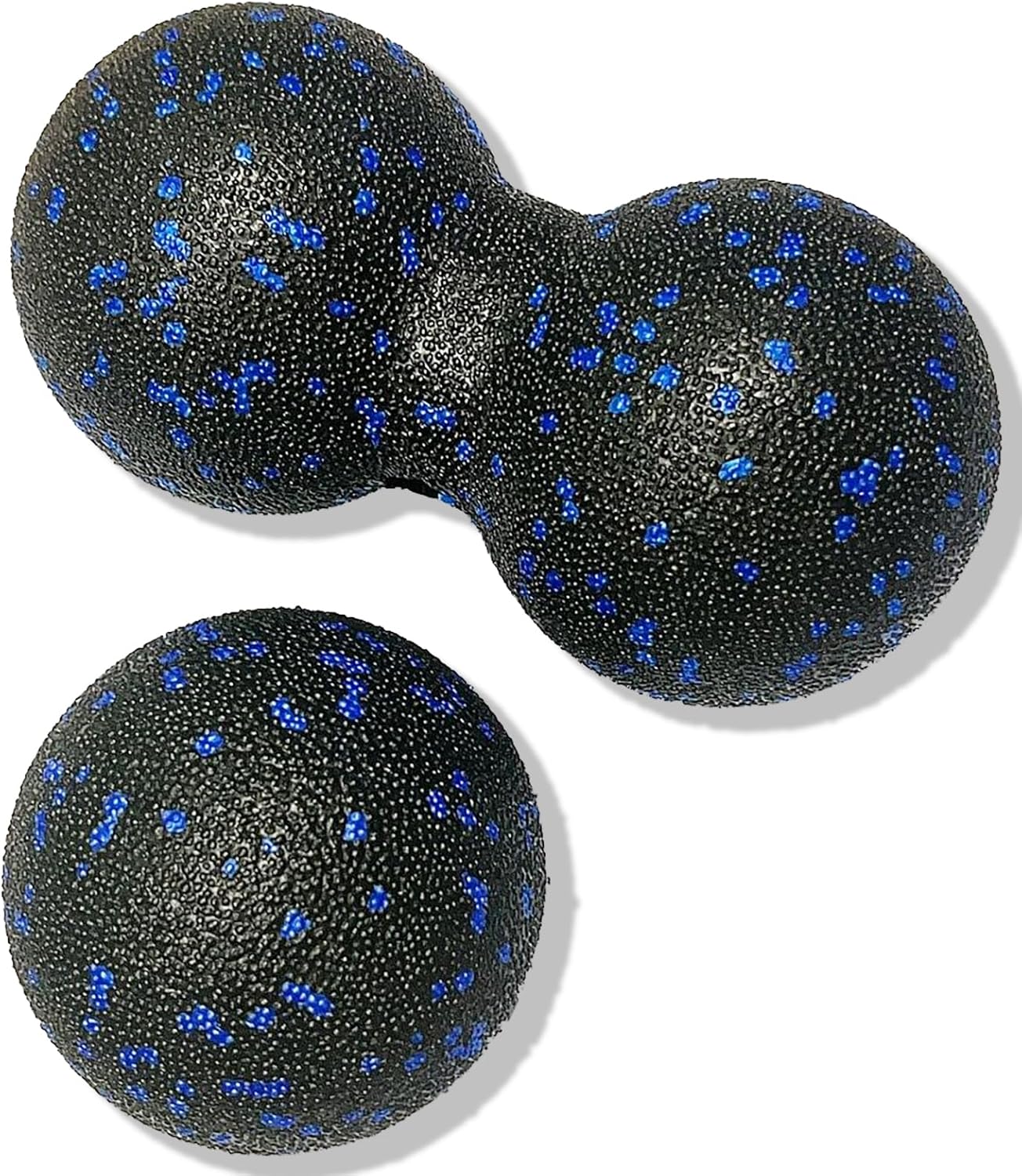 Peanut Massage Ball - Double Lacrosse Massage Ball & Mobility Ball for Physical Therapy - Deep Tissue Massage Tool for Myofascial Release, Muscle Relaxer, Acupoint Massage