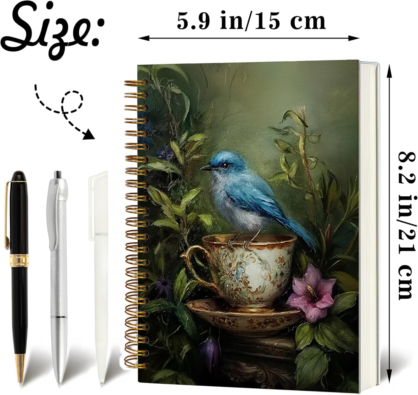 Journaling Notebooks for Women, Lotus Notebook -Meditation Yoga Spiritual Inspirational Planner Notebook Journal Gifts, A5 Spiral Journal Notebook Office Supplies Gifts for Women Birthday Christmas (Golden)