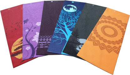 AURORAE Classic/Printed Extra Thick and Long Yoga Mat. Slip Free Rosin included