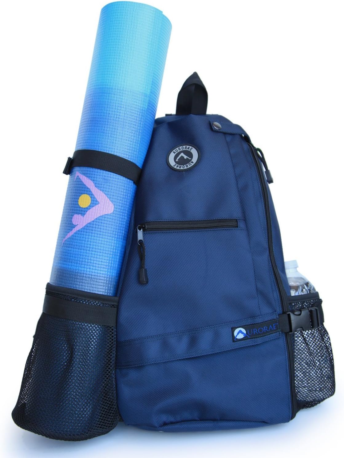 AURORAE Yoga Mat/Gym/Picklleball Cross-body Travel Sling Back Pack. Mat sold separately.