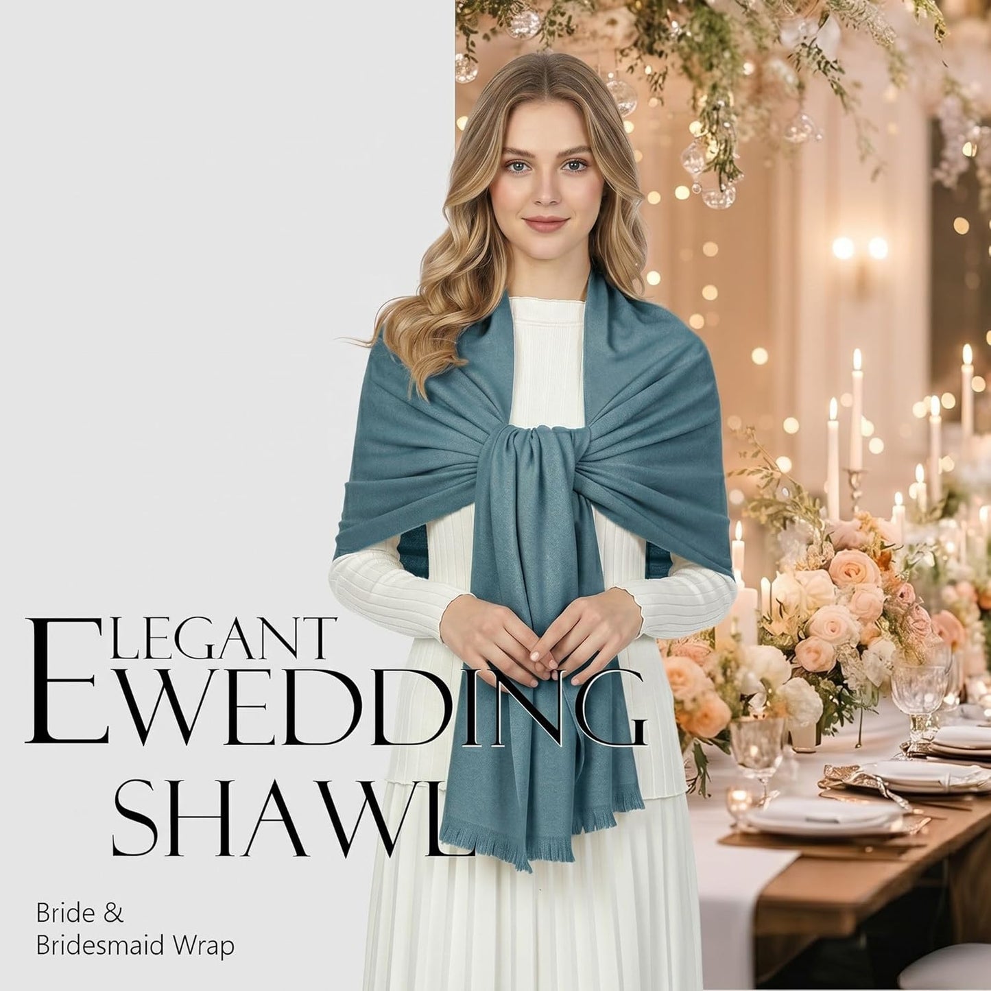 Shawl Wraps for Women Pashmina Shawls and Wraps for Evening Dresses Large Soft Scarf Winter Scarf Wedding Shawl…