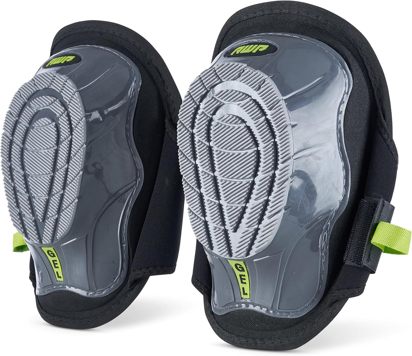 AWP Gel Stabilizer Non-Skid Knee Pads with Dual Layer Padding and Shock Stabilizer Caps for Flooring, Roofing, Decking for All-Day Support & Stability, Men and Women, One Size | L-22380-4
