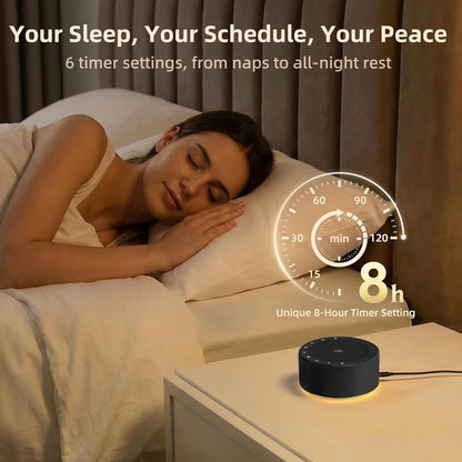 Kipcush Automatic Tibetan Meditation Bowl Sound Machine - 7 Himalayan Tones + 7 Color Night Light - Timer & Touch Control - No Manual Striking for Yoga, Chakra Healing, Stress Relief - Plug In