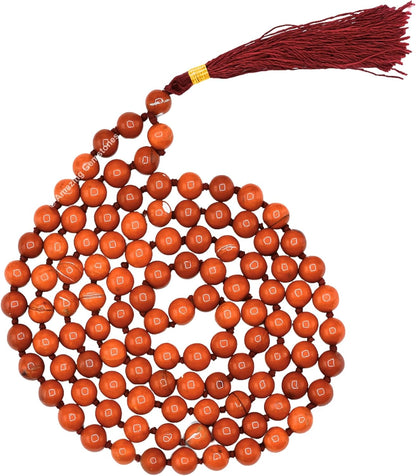 Amazing Gemstone 108 Beads Handmade Mala (Knotted, Rudraksha) - Colors B