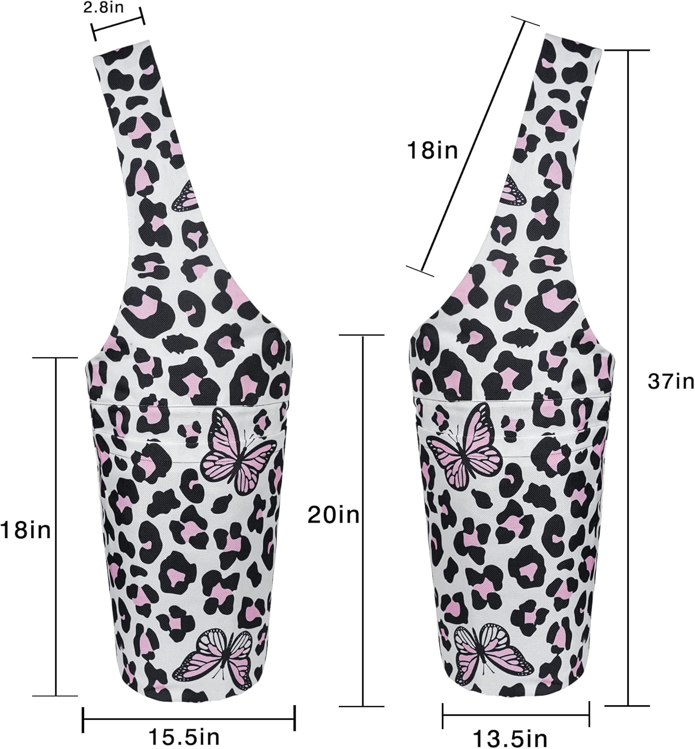 Yoga Mat Bag - Long Tote with Pockets - Holds More Yoga Accessories - Yoga Bag Fit Most Size Mats - Yoga Mat Carrier