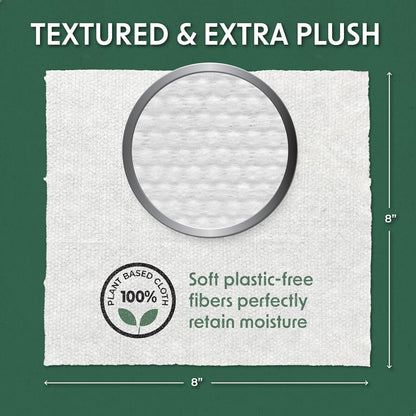 Wipex Embody Body Wipes - Large Plant-Based Cloth with Tea Tree Oil for Quick Clean Up, Ideal for Athletes, Yoga, Gym, Wrestling, Team Sports & Adults, Fitness Equipment Cleaner, 225 Count