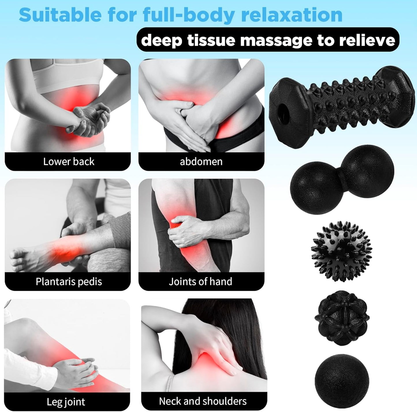 Foot Roller,Plantar Fasciitis Relief,Foot Massager Roller for Arch and Heel Pain Relief,Care for Plantar Fasciitis,Deep Tissue Muscle Massage,Portable Reflexology Tool