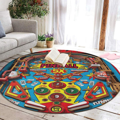 Room Sofa Yoga Soft Round Carpet, Home Decor Non Slip Kitchen Office Circle Rug, Machine Washable Modern Round Area Rug Beach Turtles, 60inch