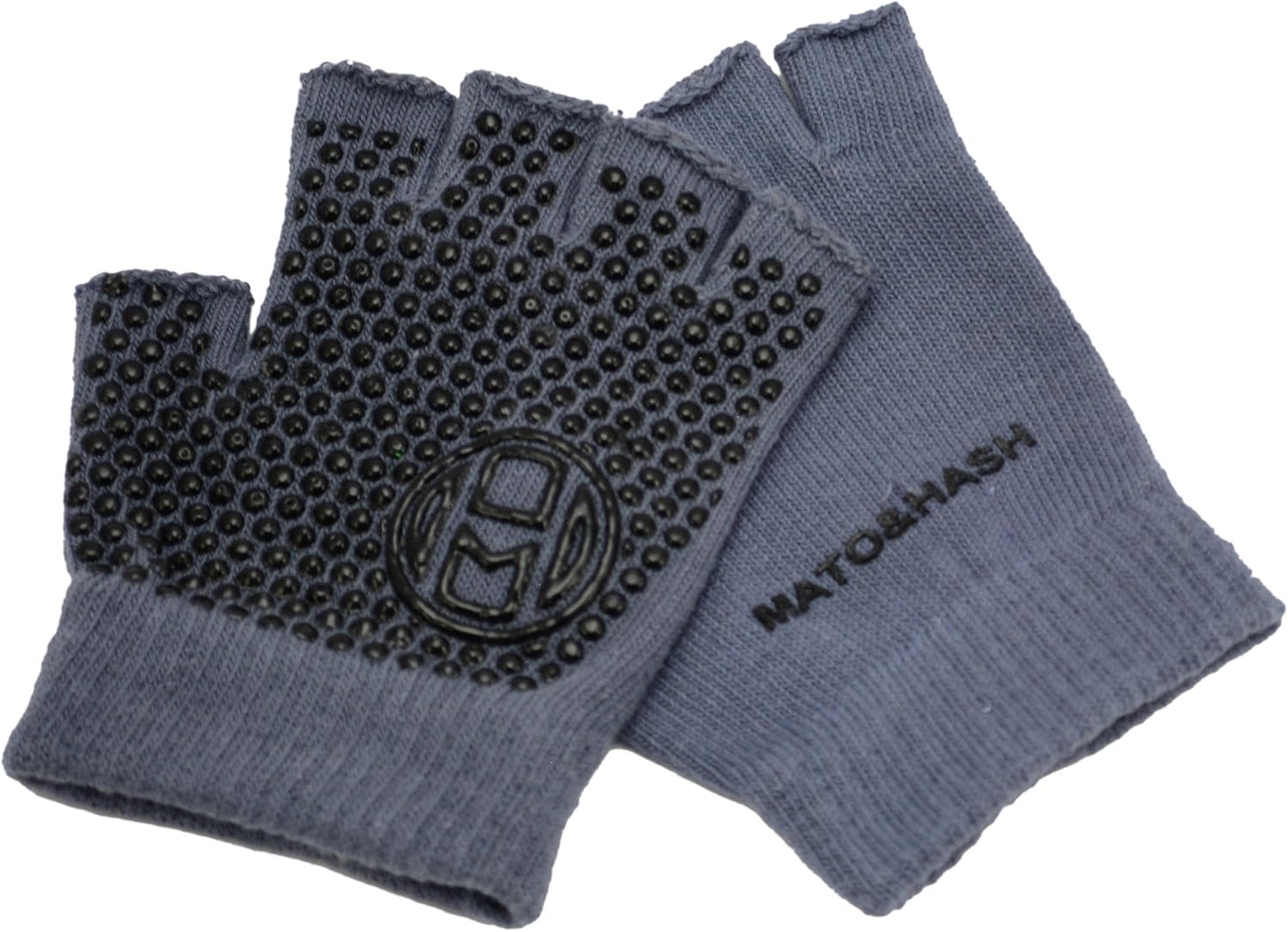 Mato & Hash Yoga Pilates Fingerless Exercise Grip Gloves