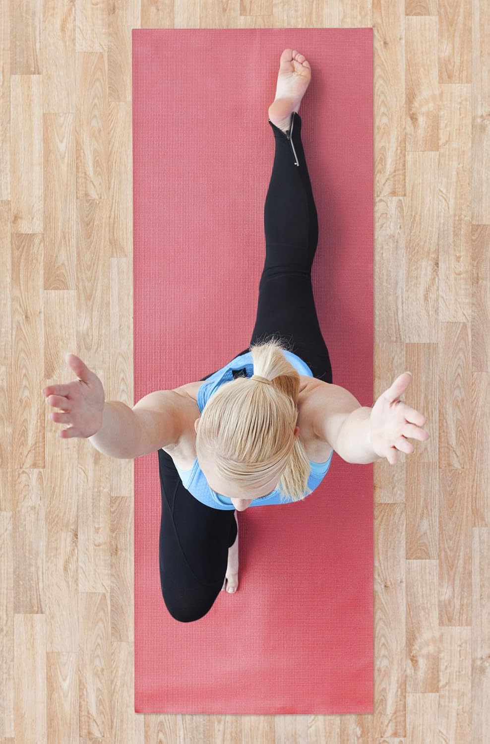 YogaAccessories 1/8'' Lightweight Classic Yoga Mat and Exercise Pad