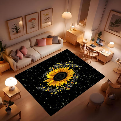 Butterfly Carpet Area Rug - Lovely Butterflies Printed Carpets for Kids Butterfly Theme Living Room Indoor Bedroom Decor Soft Polyester Yoga Mat 2'x3'