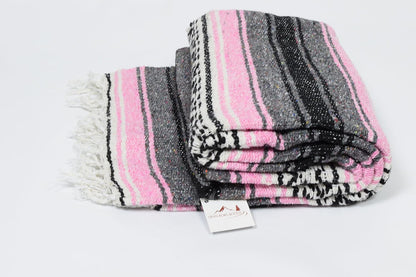 Open Road Goods Bulk Falsa Blankets - Handwoven Authentic Mexican Falsa - Great for Weddings, Yoga, Beach, Picnics, or Mexican Throw! (Tan, 7 Pack)