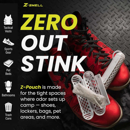 Z-Spray Odor Eliminator On-the-Go Spray – Unscented Deodorizer for Shoes, Pets, Gear, Car & Home – Lasting Smell Remover, Safe for Kids & Animals – Made without Harsh Chemicals – 100mL