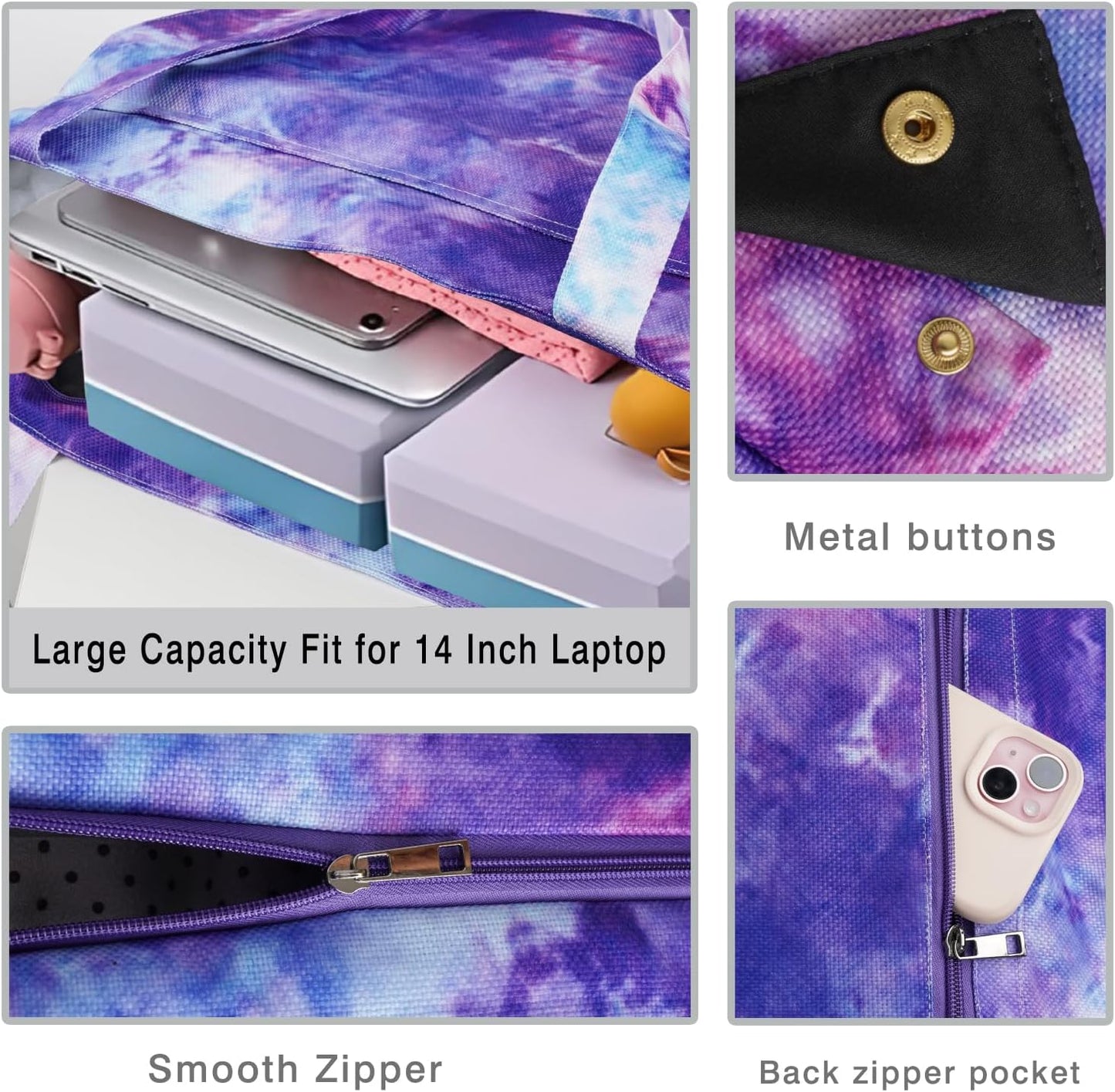 Yoga Mat Bag Yoga Bags and Carriers Fits All Your Stuff Yoga Tote Bag with Zipper Pocket Yoga Mat Carrier Pilates Bag Take in Out Mat Easily