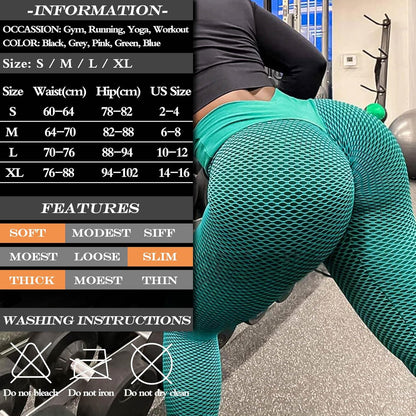 JGS1996 Butt Lifting Leggings for Women Tummy Control Workout Yoga Pants High Waisted Scrunch Booty Gym Tights