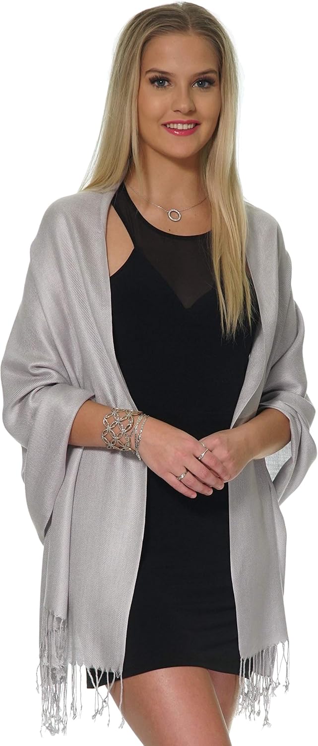 Pashmina Shawls and Wraps for Evening Dresses, Large Soft Pashminas Wedding Shawl