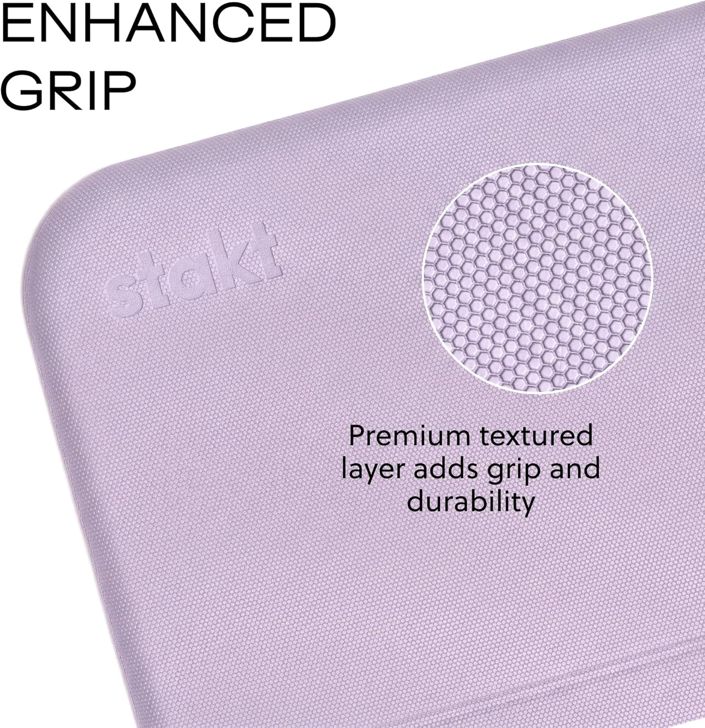 Stakt Foldable Yoga Mat Pro, 2 in 1 with Premium Textured Grip, Non Slip, Folding Exercise and Fitness Mat for Pilates, Strength Training, and High Impact Workouts