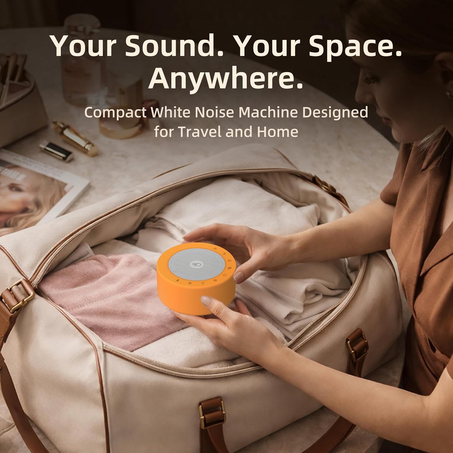 Kipcush Automatic Tibetan Meditation Bowl Sound Machine - 7 Himalayan Tones + 7 Color Night Light - Timer & Touch Control - No Manual Striking for Yoga, Chakra Healing, Stress Relief - Plug In