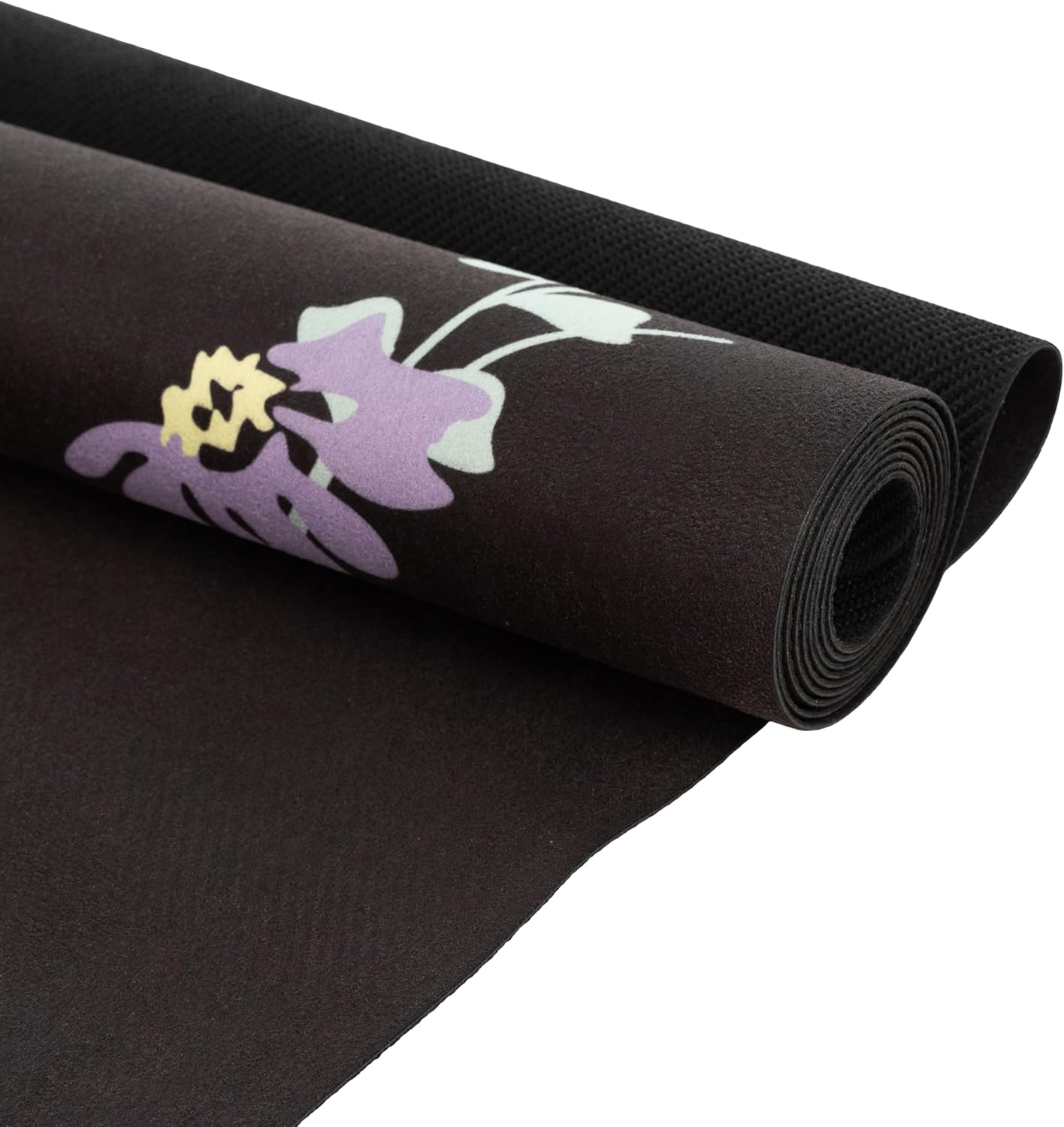 Yvonne Hummingbird Harmony Travel Yoga Mat - Ultra Thin 1/16” (1.5mm), Lightweight, Foldable & Non-Slip, Eco-Friendly Natural Rubber for Travel & Home + Free Carrying Strap