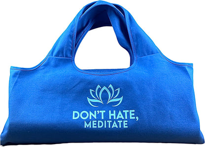 Wild Essentials Yoga Bag, Exercise, Tote, Large Carrier, Shoulder Strap, Inner Pocket, Fits Most Mats, Recycled Cotton Canvas
