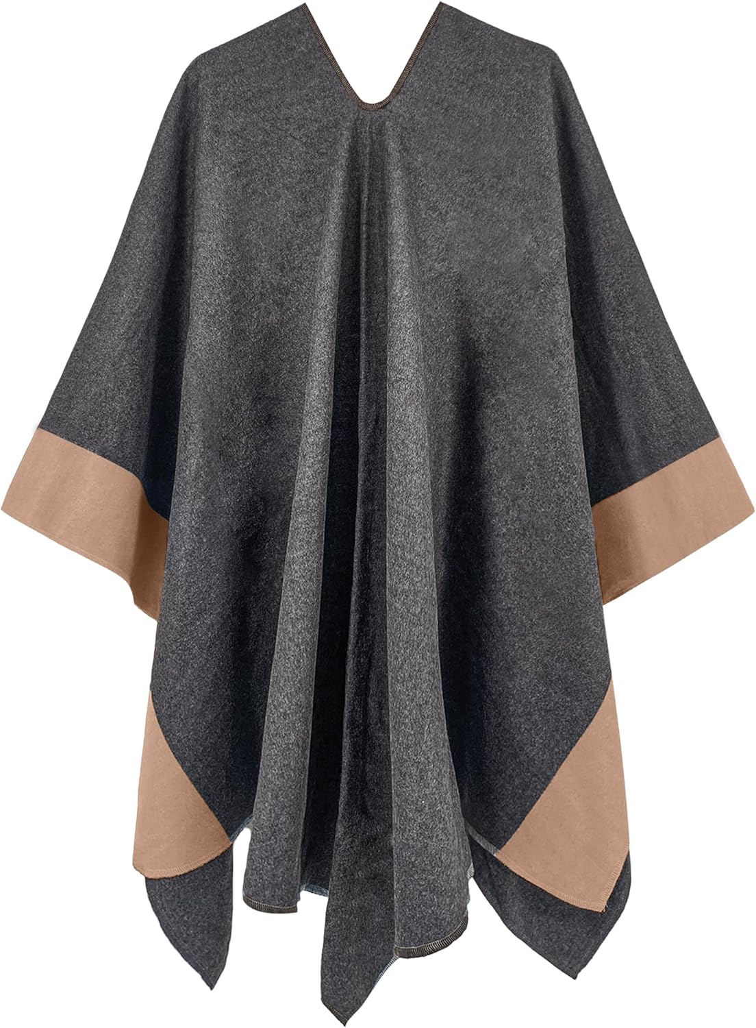Moss Rose Women's Shawl Wrap Poncho Ruana Cape Open Front Cardigan Shawls for Spring Fall Winter
