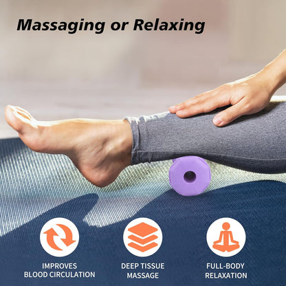 Foot Roller,Plantar Fasciitis Relief,Foot Massager Roller for Arch and Heel Pain Relief,Care for Plantar Fasciitis,Deep Tissue Muscle Massage,Portable Reflexology Tool
