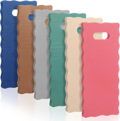 Woanger 6 Pcs Garden Kneeling Mat Foam Knee Mat Gardening Waterproof Knee Cushion for Baby Bath Seat Floor Yoga Exercise Seating Praying Work Classroom, 15.7 x 7 x 0.8 Inch (Multicolor)