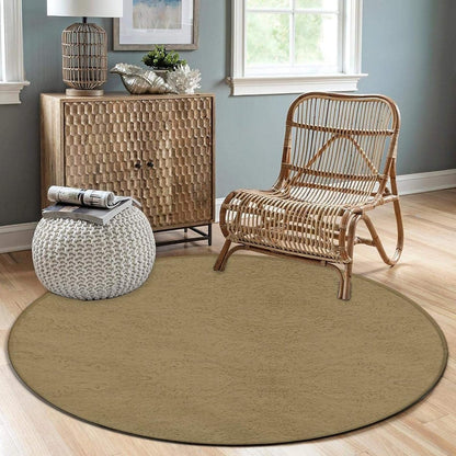 Machine Washable Modern Round Area Rug, Room Sofa Yoga Soft Round Carpet, Home Decor Non Slip Kitchen Office Circle Rug Grey, 24inch