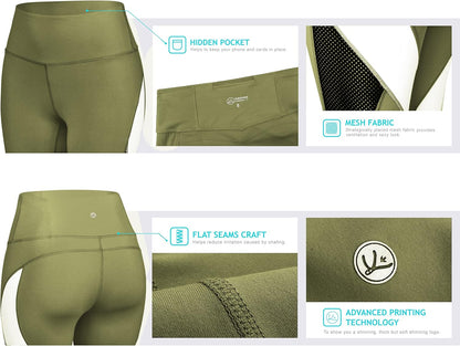 QUEENIEKE Women Yoga Pants Color Blocking Mesh Workout Running Leggings Tights
