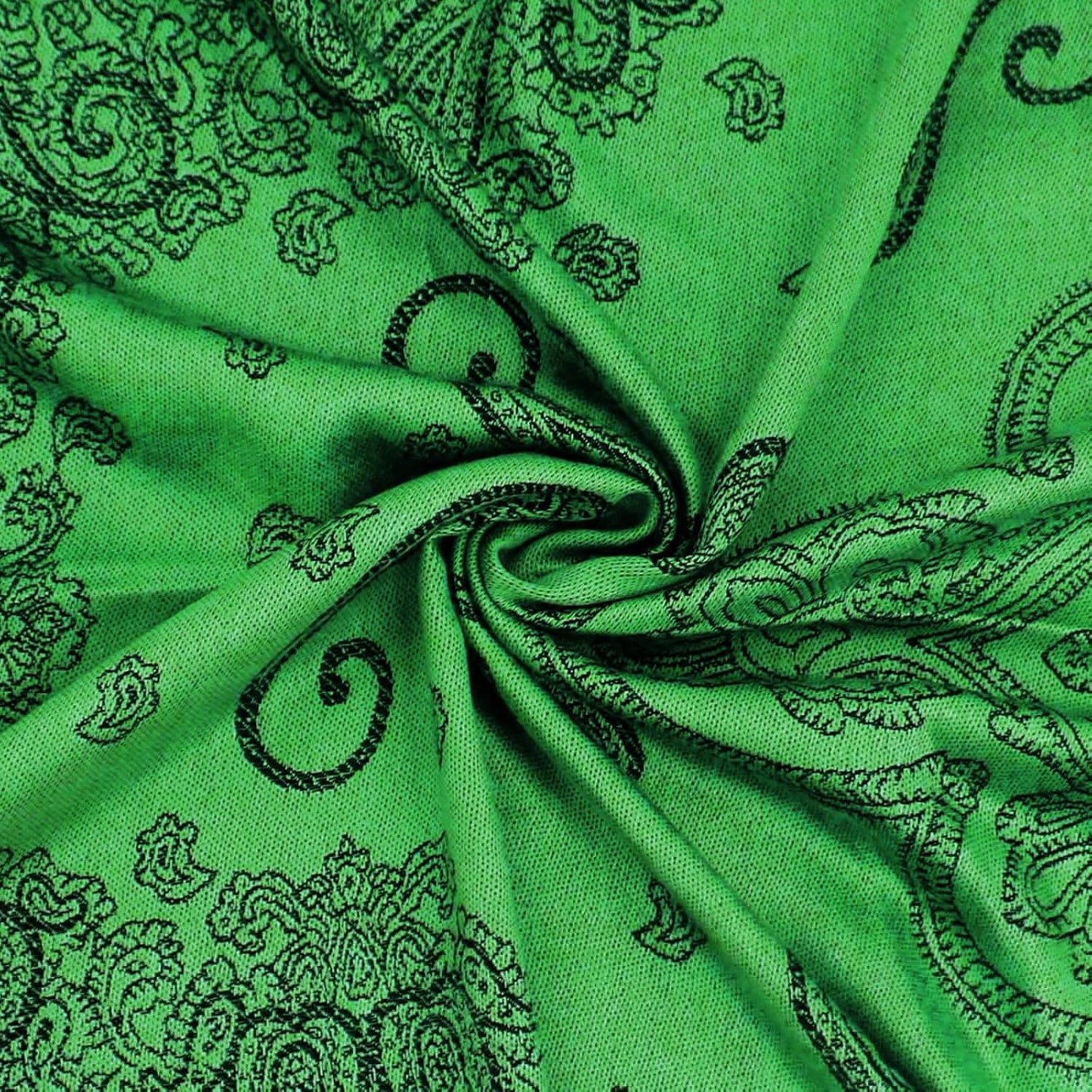 Ciormis Two Tone Silky Paisley Pashmina Shawl Scarf,Soft Women's Rave Jacquard Pashminas Wrap Scarves