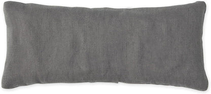 Bucky Linen Hot & Cold Eye Pillow, Natural Buckwheat Filling, Gray, 8x3.5-inch