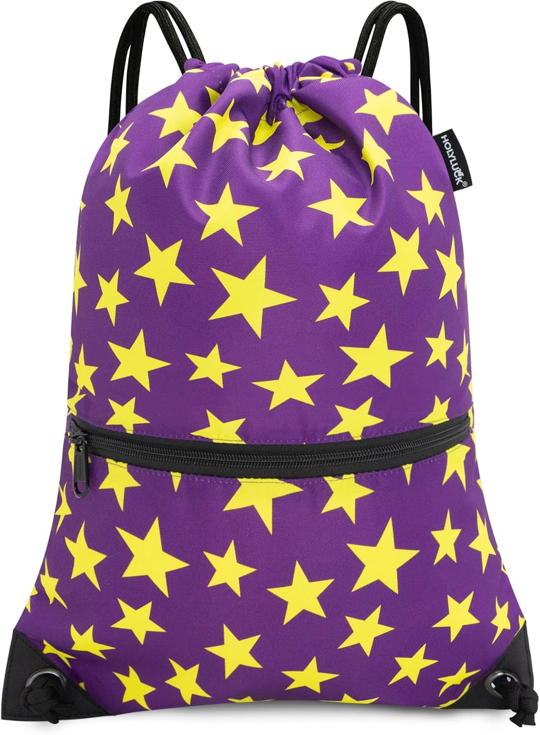 HOLYLUCK Drawstring Backpack Bag Sport Gym Sackpack - Colors A