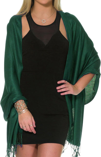 Pashmina Shawls and Wraps for Evening Dresses, Large Soft Pashminas Wedding Shawl