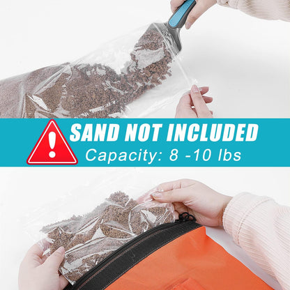 VISEMAN 4PCS Sports Net Sandbags, Weighted Anchor Bags for Baseball & Golf Nets,Soccer Goals, Hockey Nets