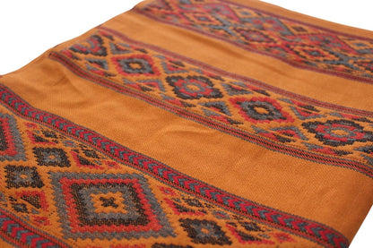 Handloom Wool Meditation Shawl, Oversized Wrap Throw, Gift for Men and Women