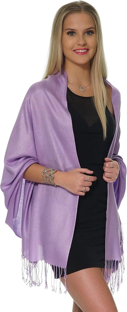 Pashmina Shawls and Wraps for Evening Dresses, Large Soft Pashminas Wedding Shawl