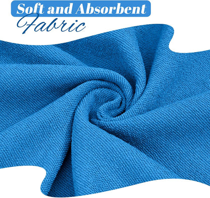 Hot Yoga Towel Non Slip- Microfiber Yoga Mat Towel for Hot Yoga, Pilates and Fitness 72" x 24", Sky Blue