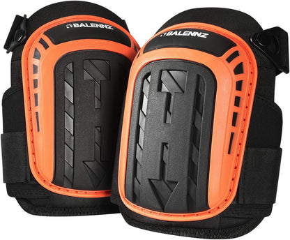 BALENNZ Professional Knee Pads for Work - Heavy Duty Foam Padding Gel Construction Knee Pads with Strong Double Straps – Comfortable Knee Protection for Indoor and Outdoor Use (Knee High)