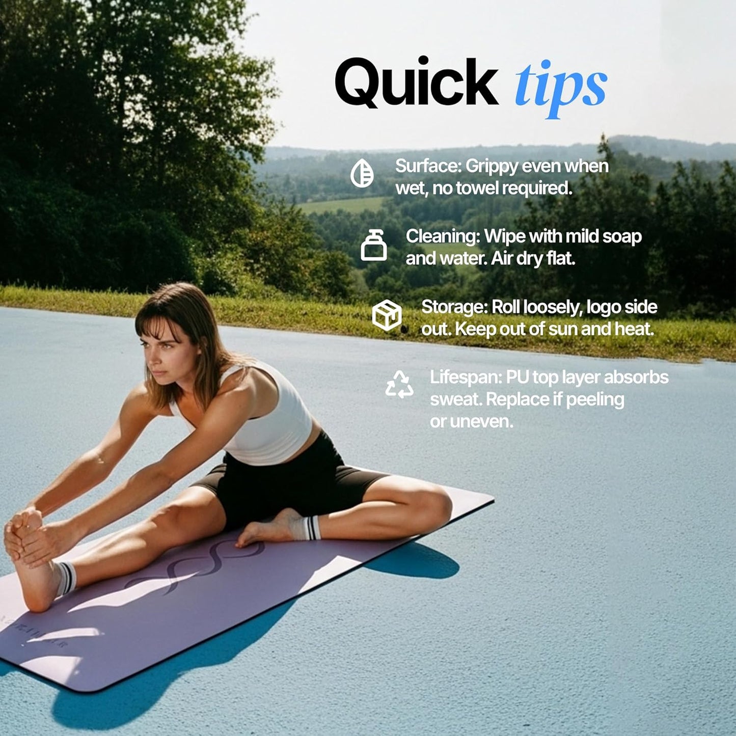 Natural Rubber Mat with Bag | 4.5 mm Pilates Mat | Non Slip Yoga Mat Non Slip| Gym Mats for Home Gym Floor Mat | Home Exercise Mats for Home Workout Accessories | Fitness Mat, Workout Mats for Home Gym | Yoga Matt | Stretching Mat
