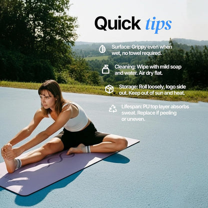 Natural Rubber Mat with Bag | 4.5 mm Pilates Mat | Non Slip Yoga Mat Non Slip| Gym Mats for Home Gym Floor Mat | Home Exercise Mats for Home Workout Accessories | Fitness Mat, Workout Mats for Home Gym | Yoga Matt | Stretching Mat