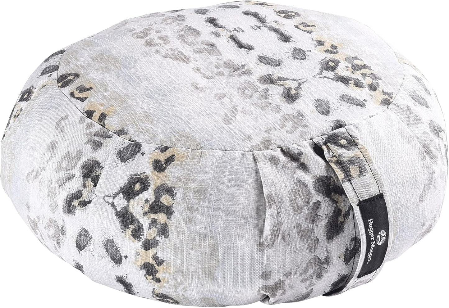Hugger Mugger Zafu Meditation Cushion - Support in Cross-Legged Sitting, Buckwheat Filled, Durable Fabric, Convenient Handle, Handmade in USA
