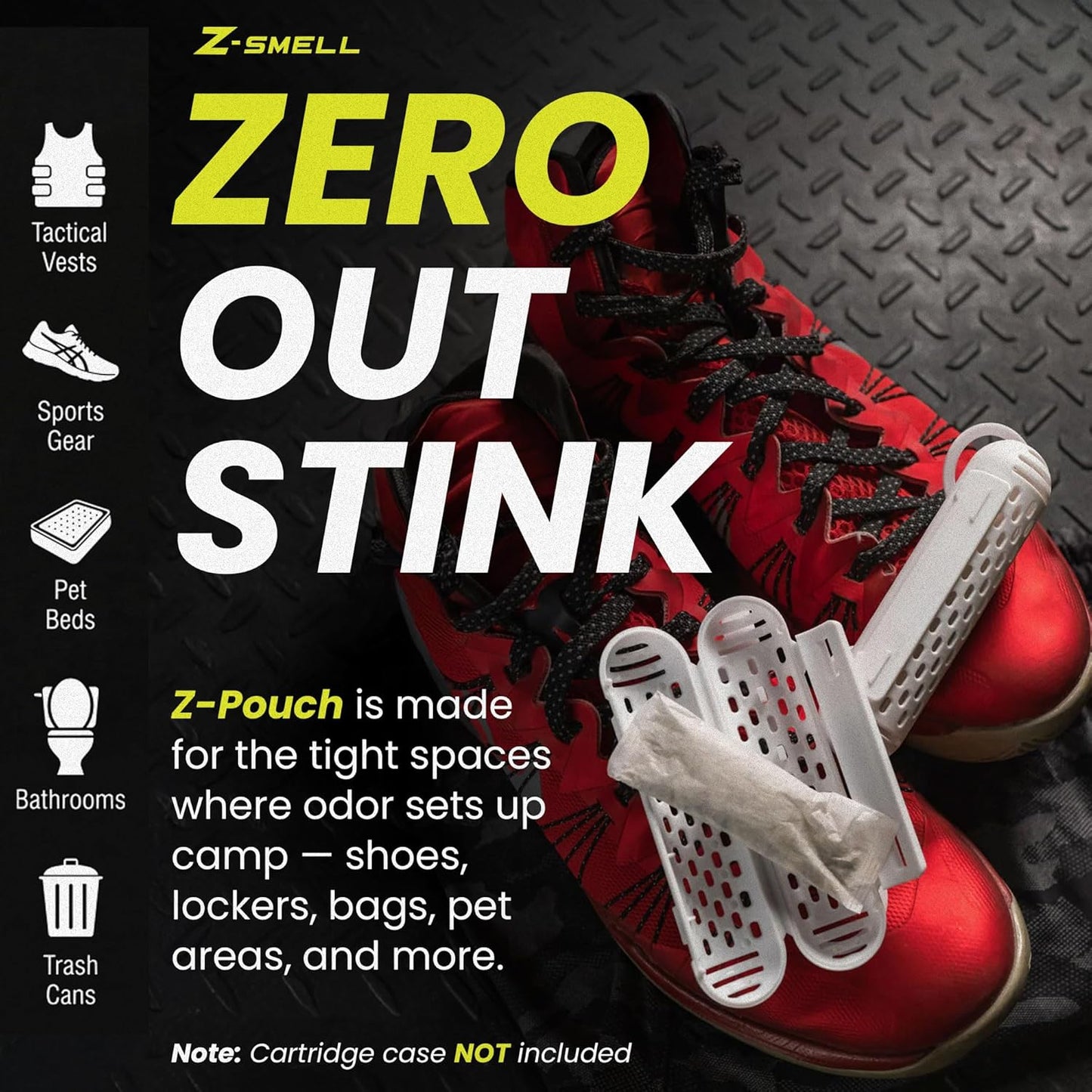 Z-Spray Odor Eliminator On-the-Go Spray – Unscented Deodorizer for Shoes, Pets, Gear, Car & Home – Lasting Smell Remover, Safe for Kids & Animals – Made without Harsh Chemicals – 100mL