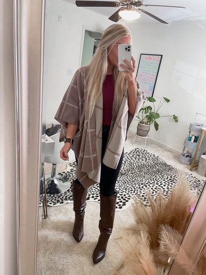 Moss Rose Women's Shawl Wrap Poncho Ruana Cape Open Front Cardigan Shawls for Spring Fall Winter