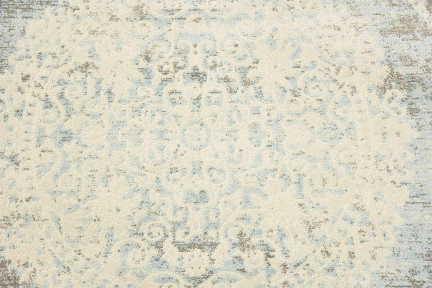 Unique Loom New Classical Collection Area Rug - Olwen (4'Round, Purple/ Gray)